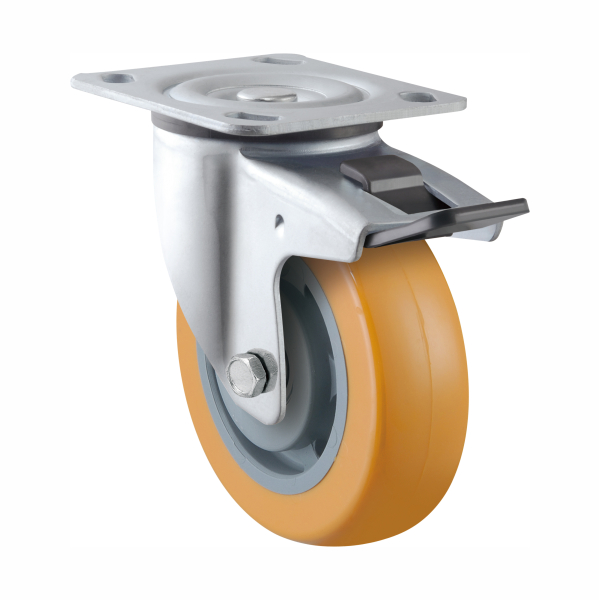 100mm Braked Heavy Duty+ Urethane