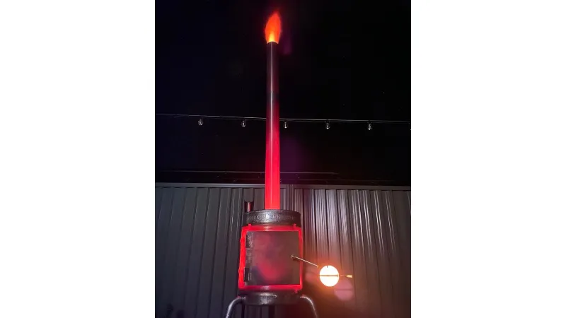 Rocketship Outdoor Heater